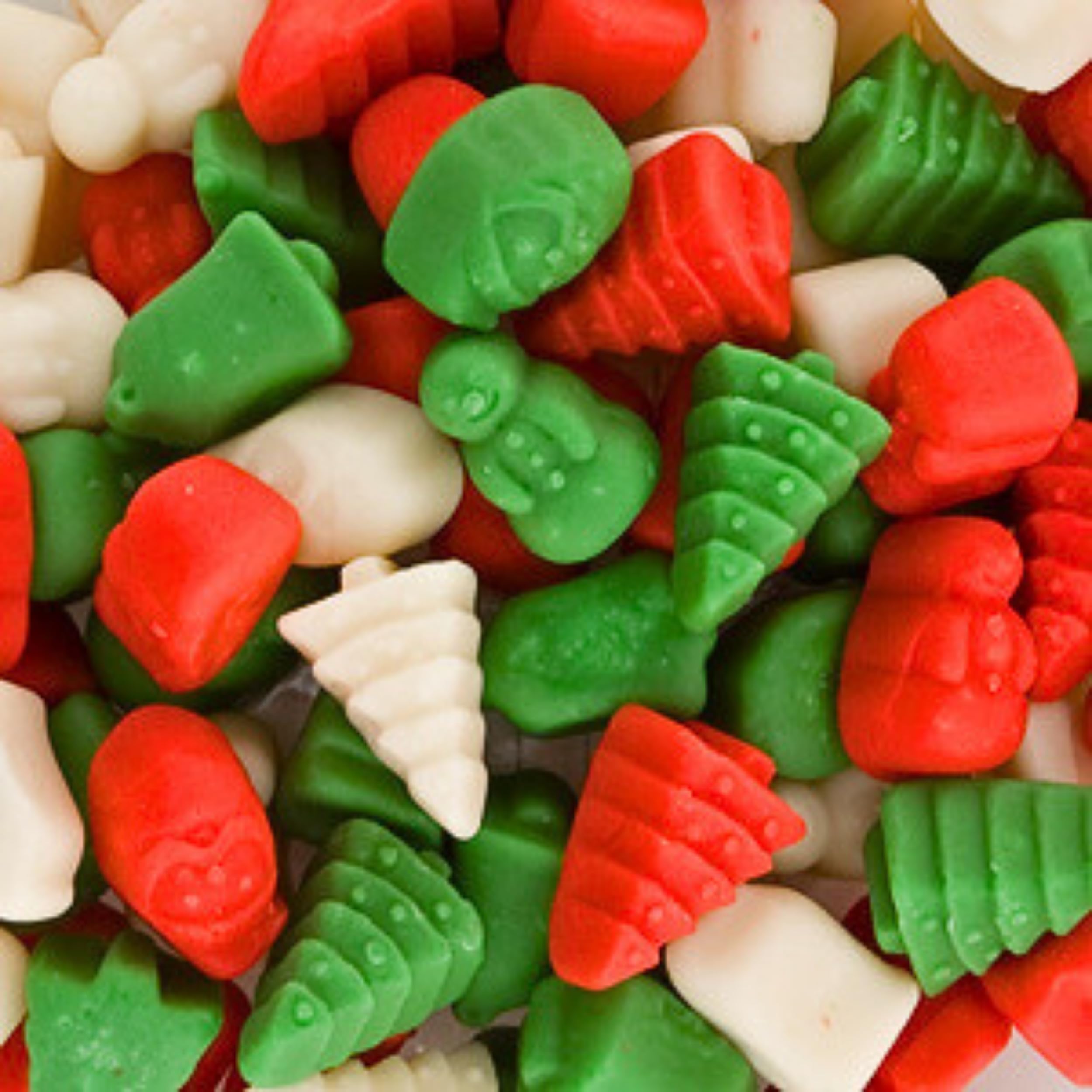 Amazon.com : Mellocreme Christmas Shaped Candy - Festive Christmas